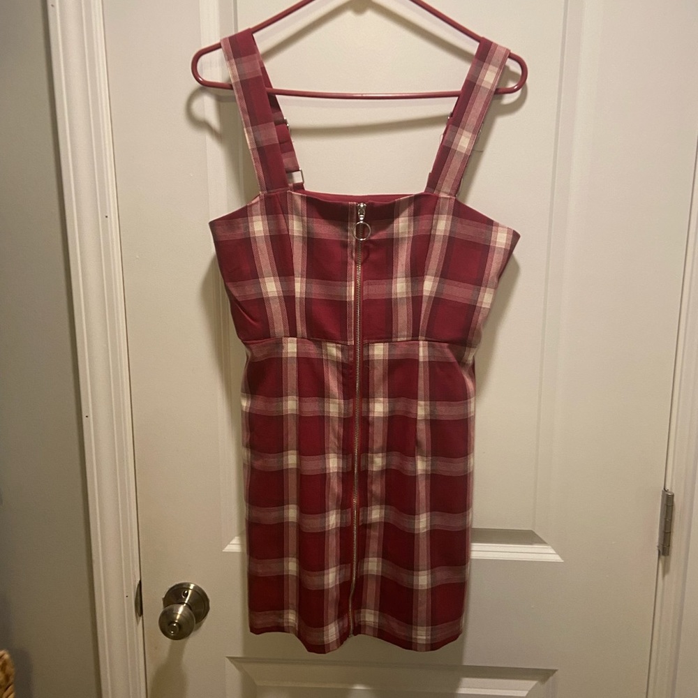Pink Plaid Dress